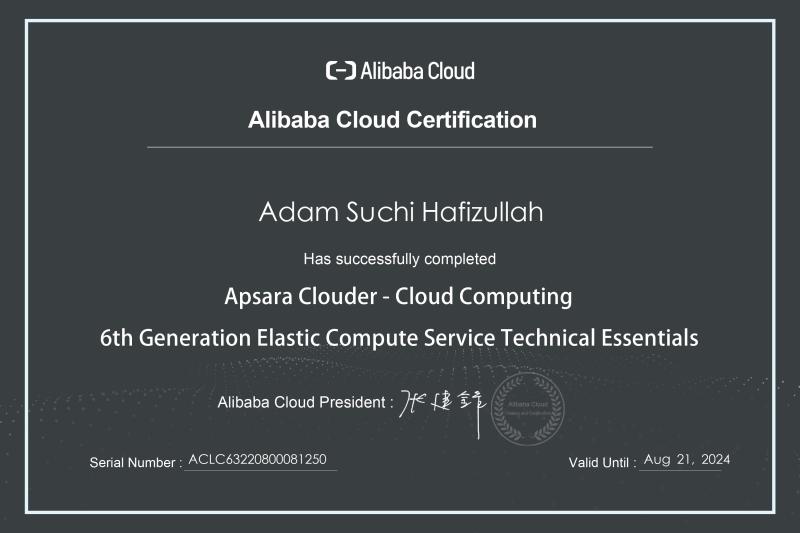 Certificate photo